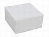 3 1/2 x 3 1/2 x 1 3/4 WHITE Gift Box (Qty 25)